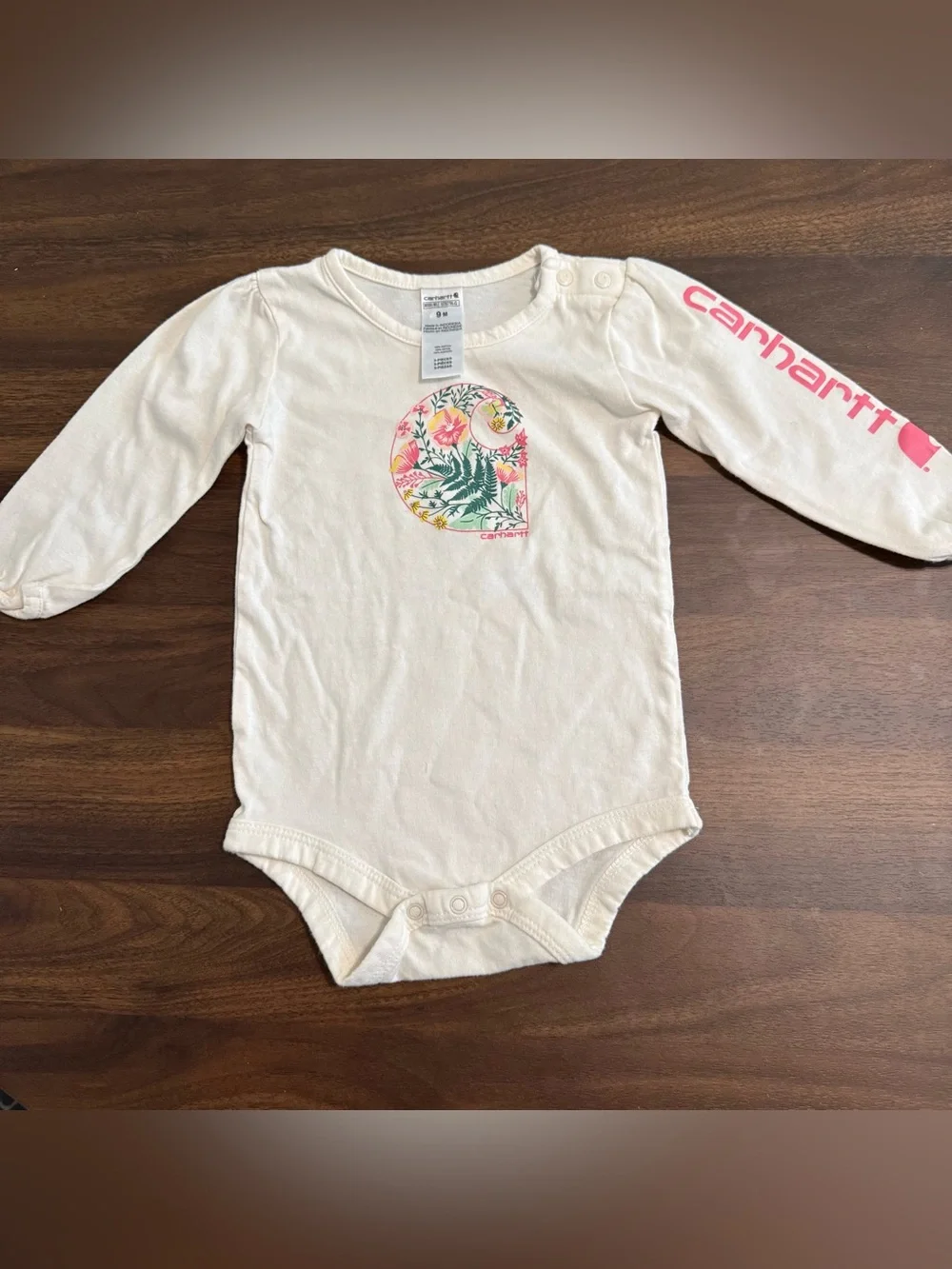 Sold Baby girl Carhartt onesie